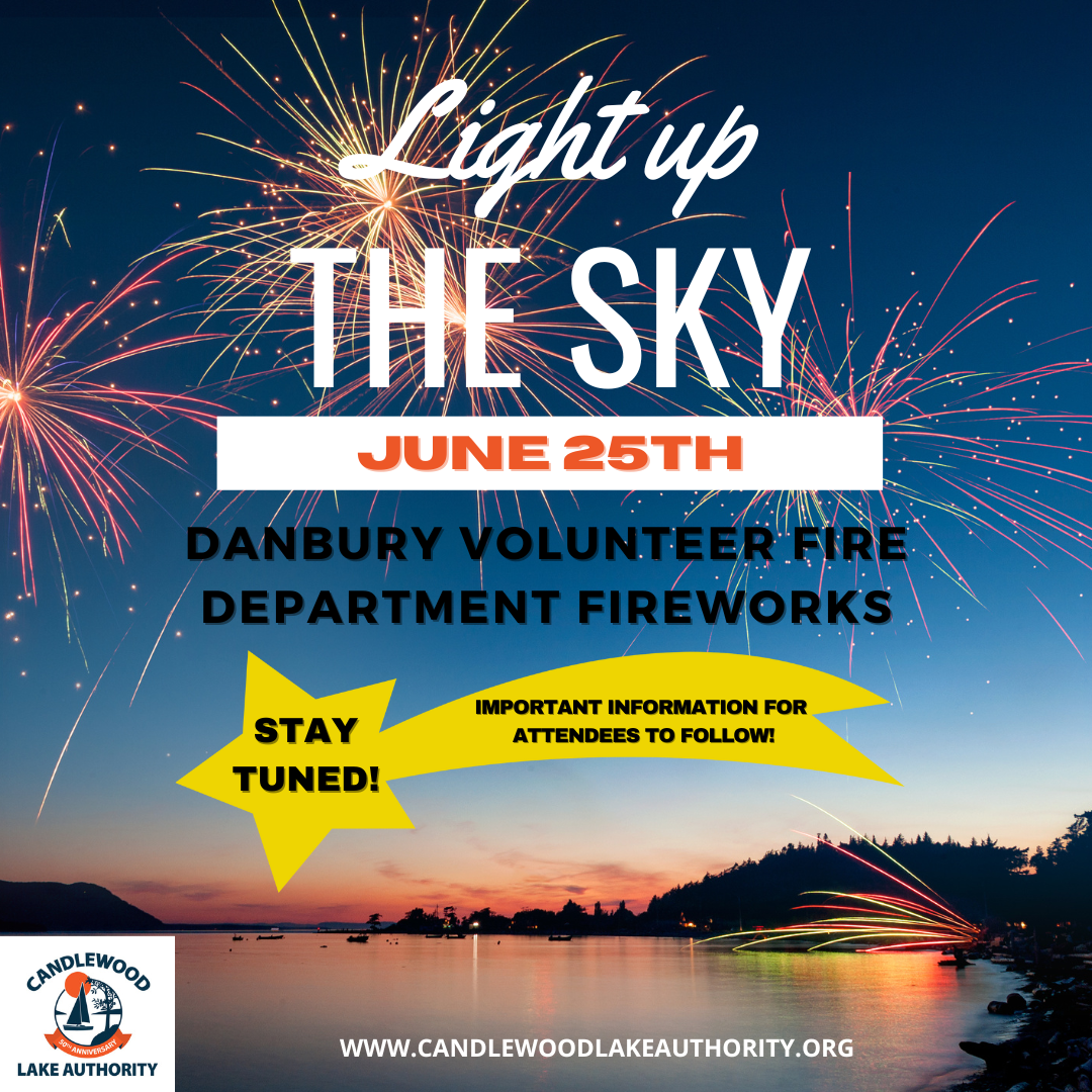 Danbury Volunteer Department Fireworks June 25th!