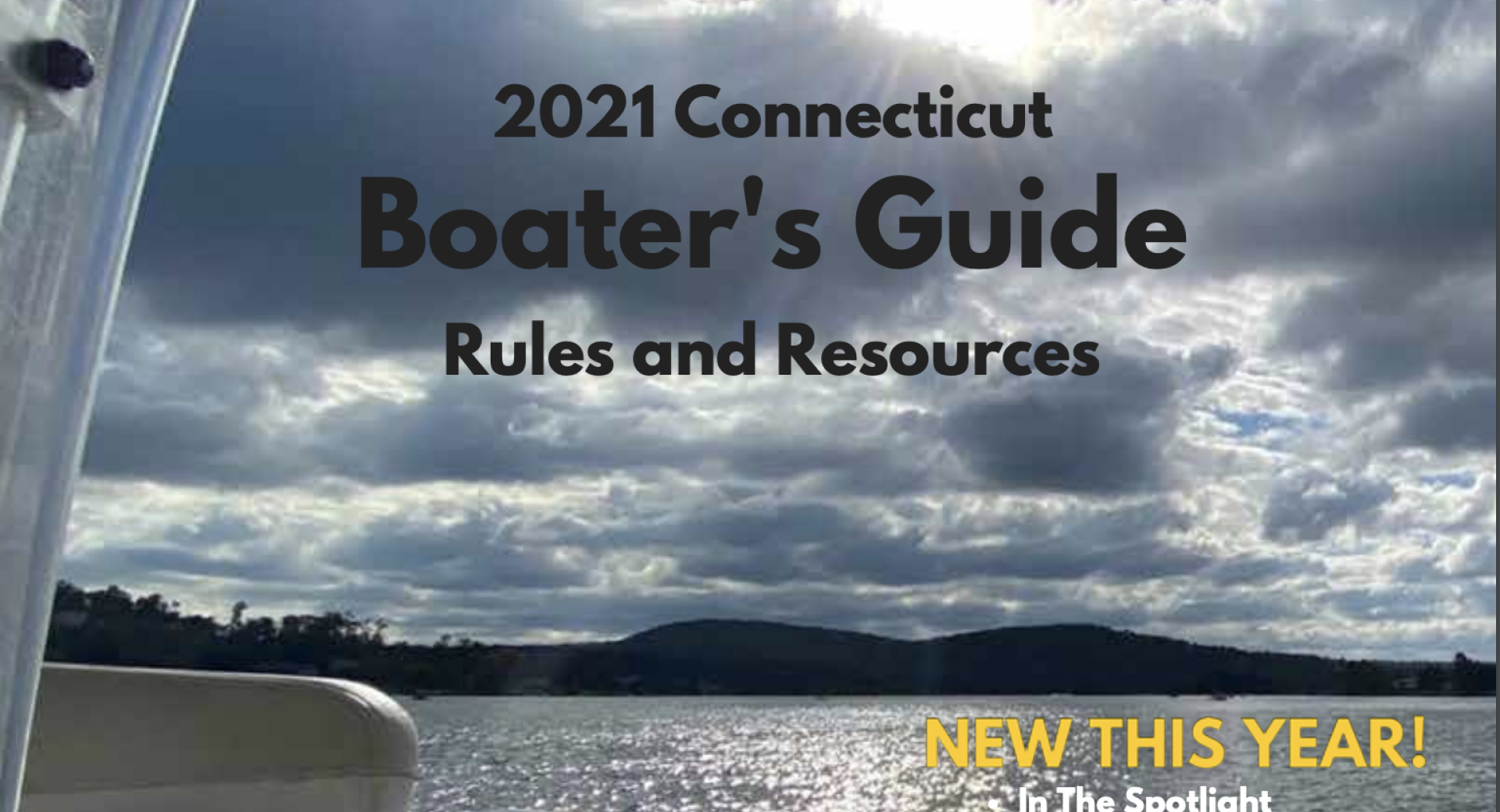 DEEP Publishes a Boaters' Guide for 2021